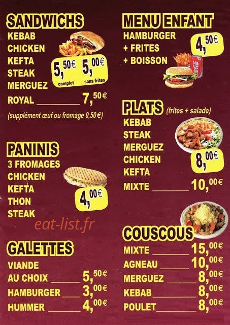 L'Oasis — carte page 1