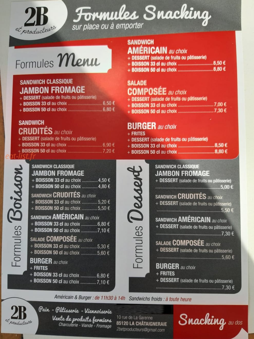 2B et Producteurs — carte page 2
