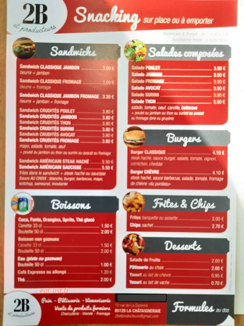 2B et Producteurs — carte page 1