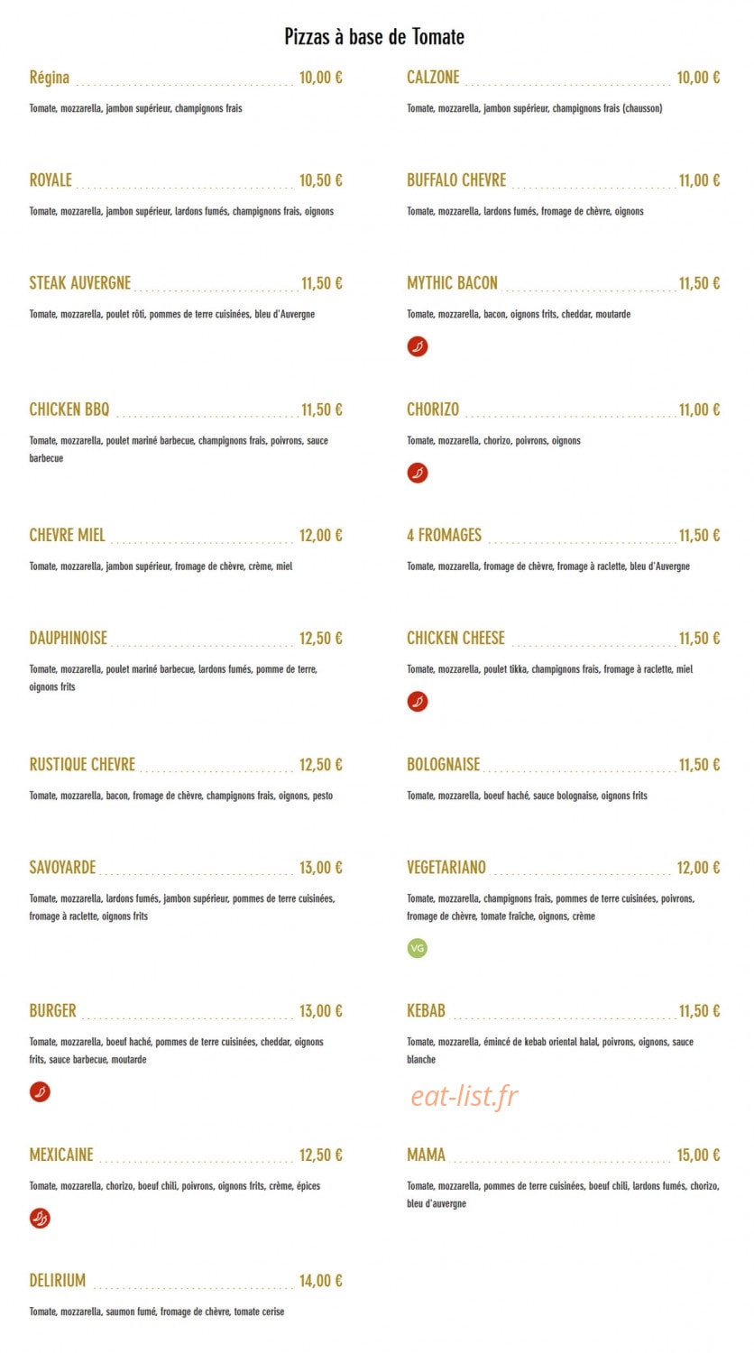Pasto Italiano — carte page 1