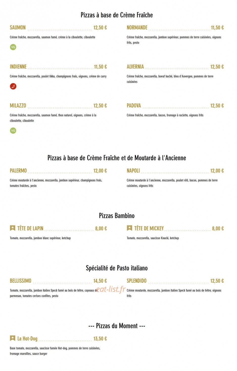 Pasto Italiano — carte page 2