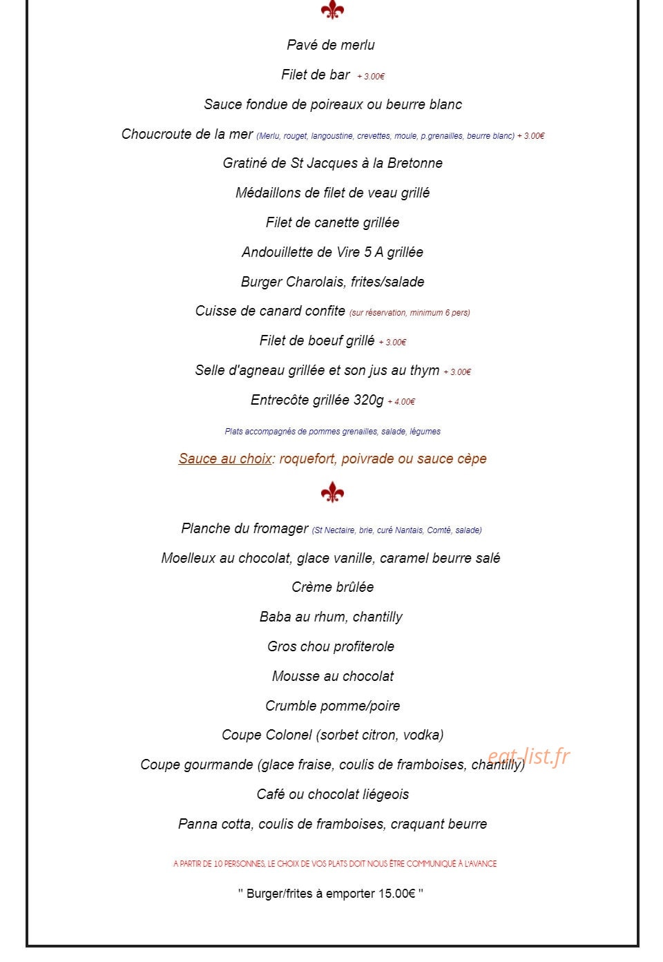 Le Presbytère — carte page 2