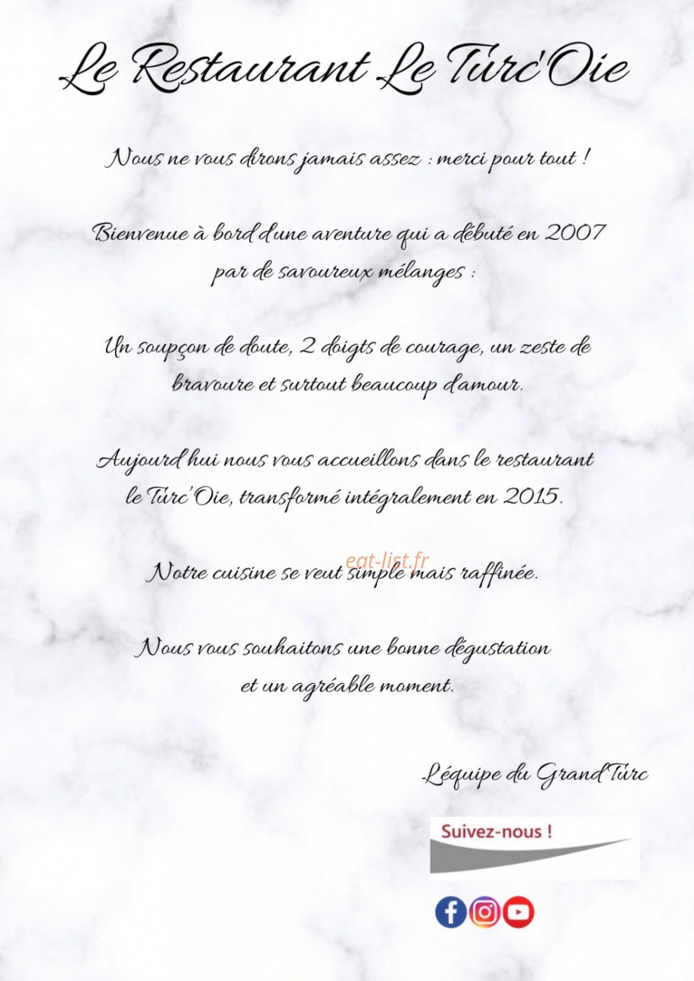 Le turc’oie — carte page 1