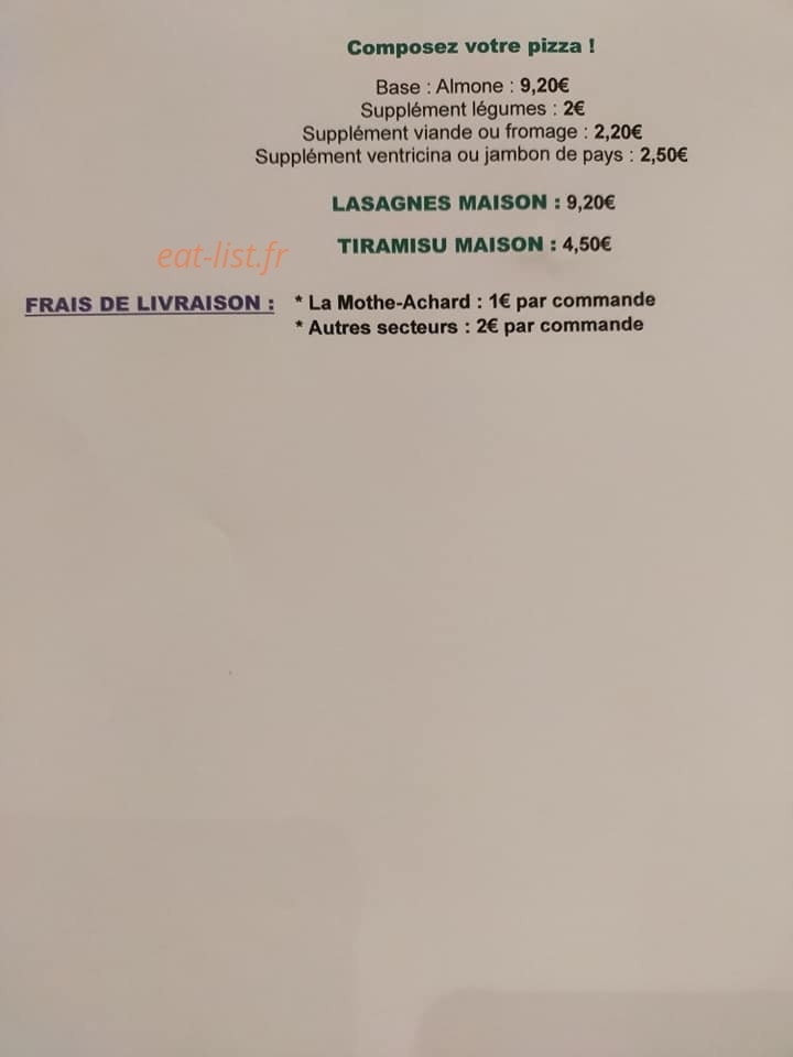 Chez Juny — carte page 2