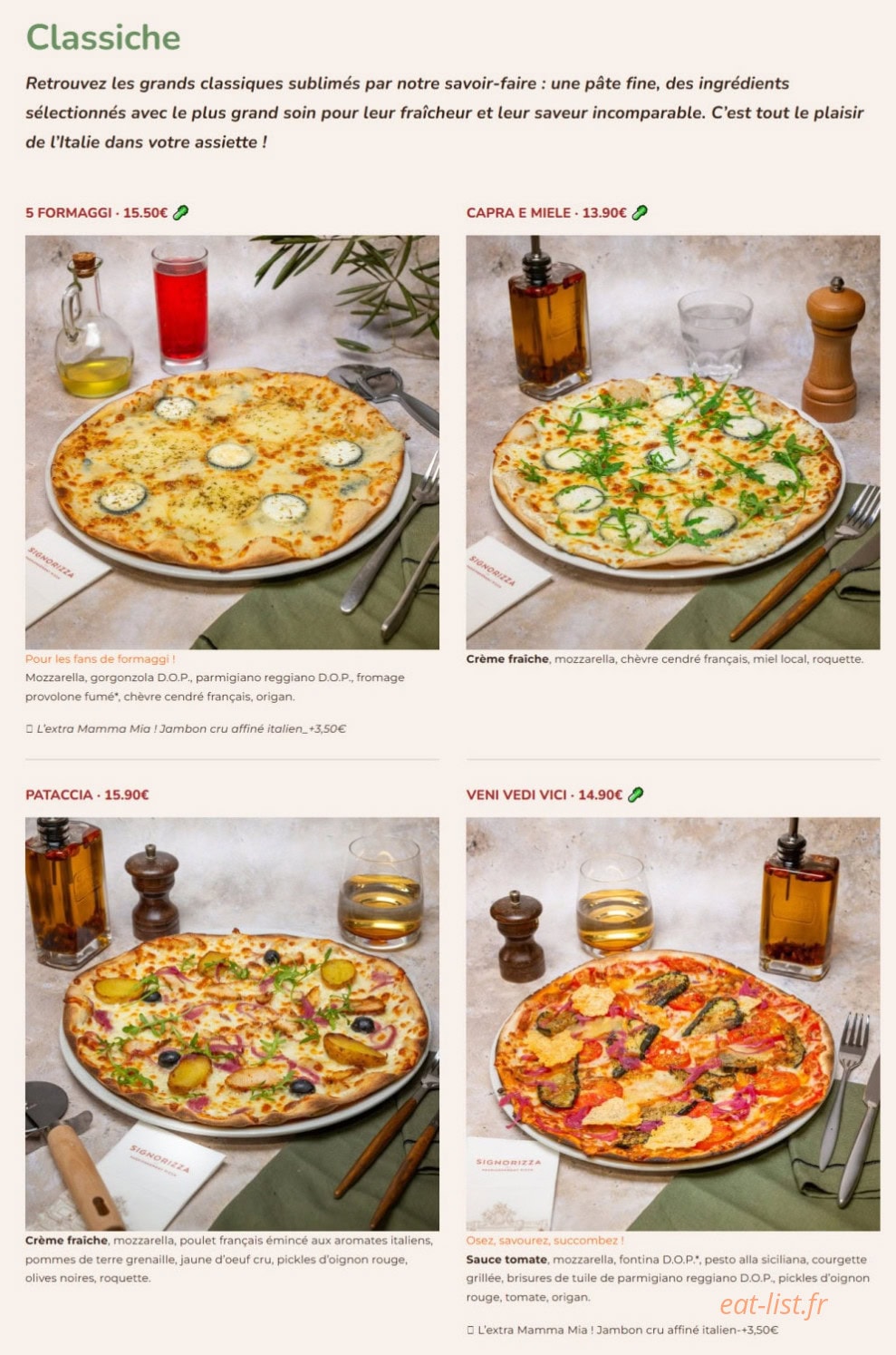 Signorizza — carte page 2