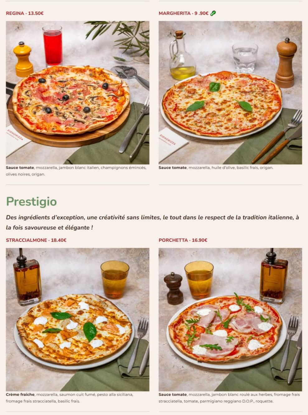 Signorizza — carte page 4