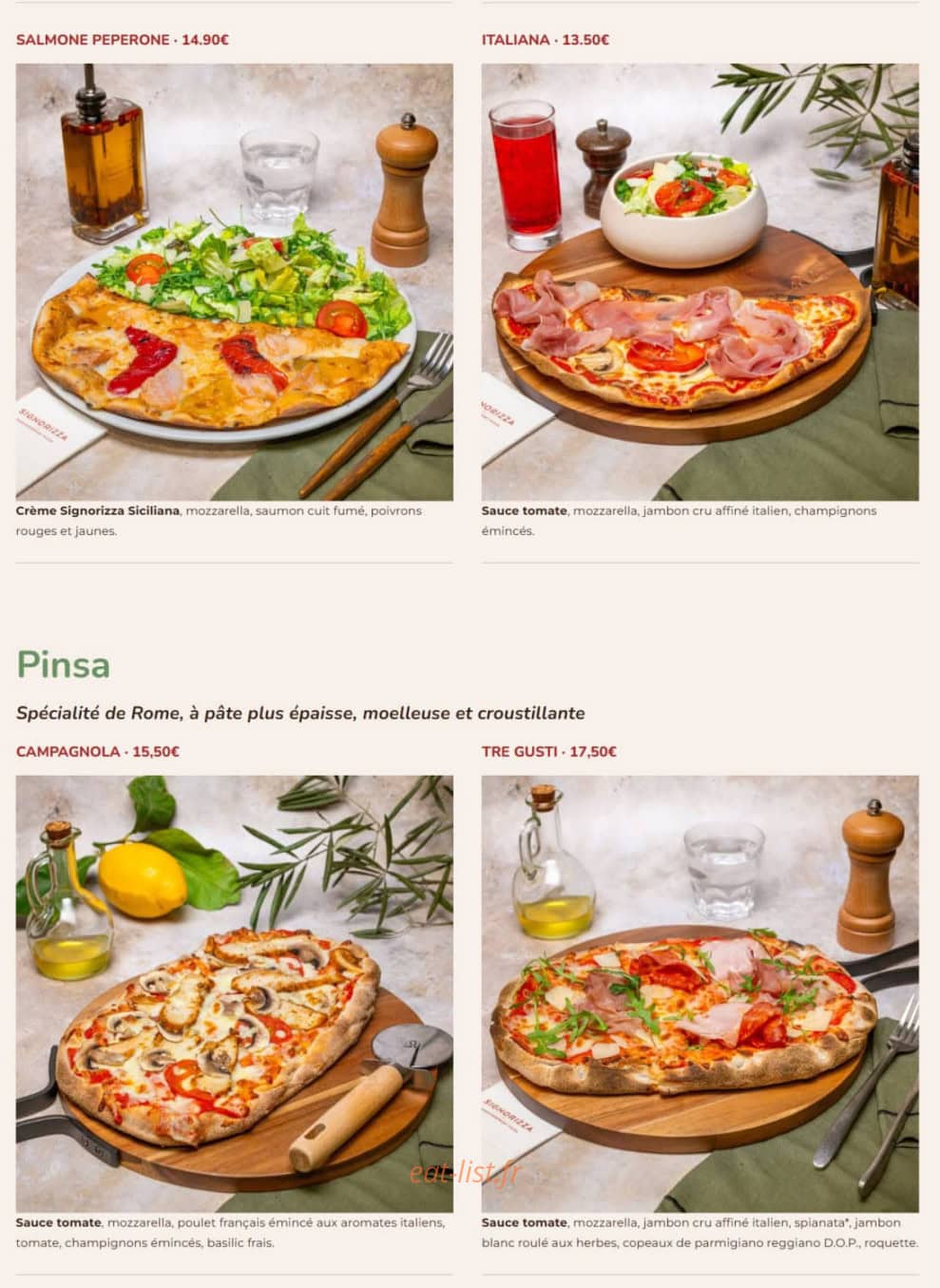 Signorizza — carte page 6