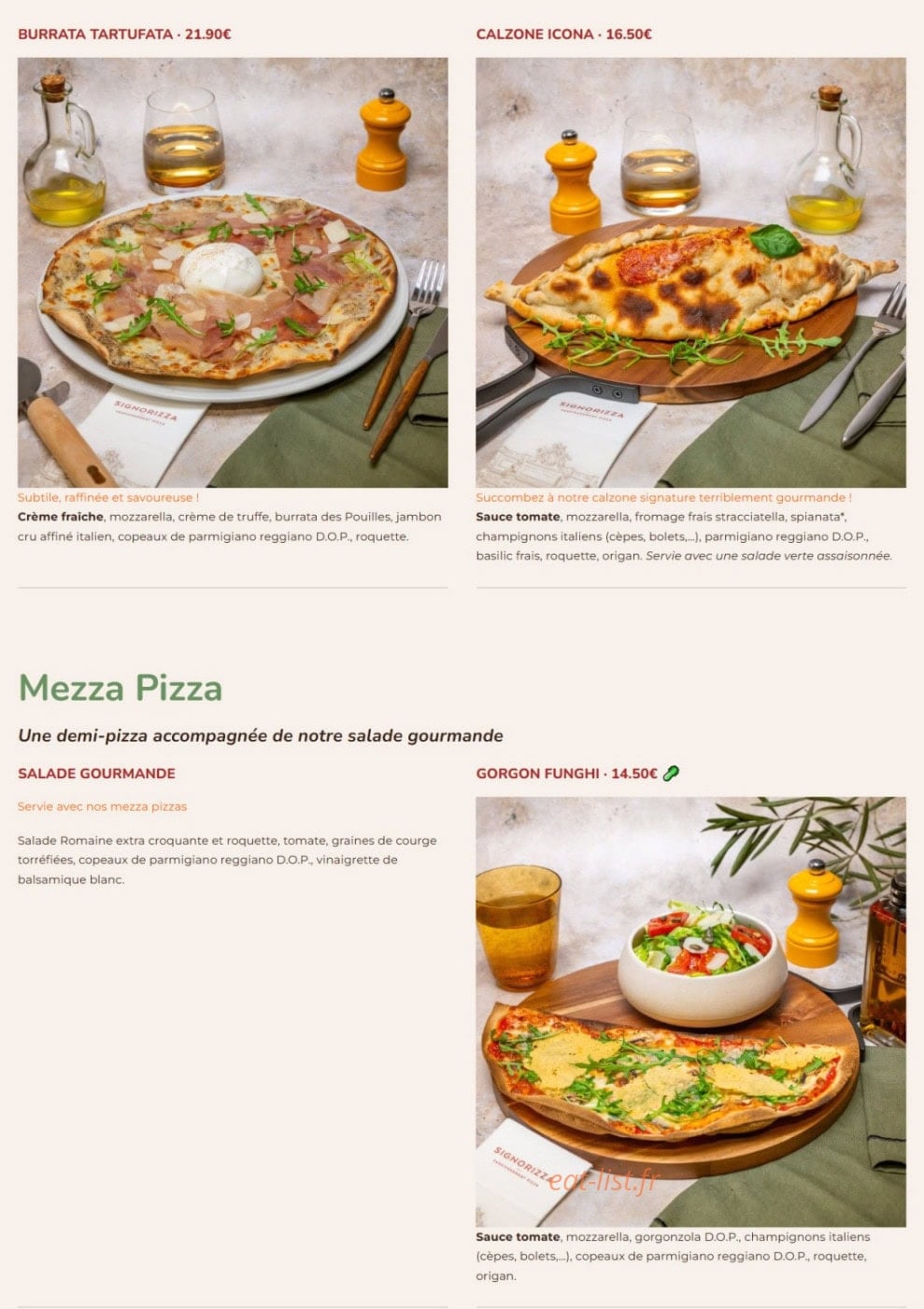 Signorizza — carte page 5