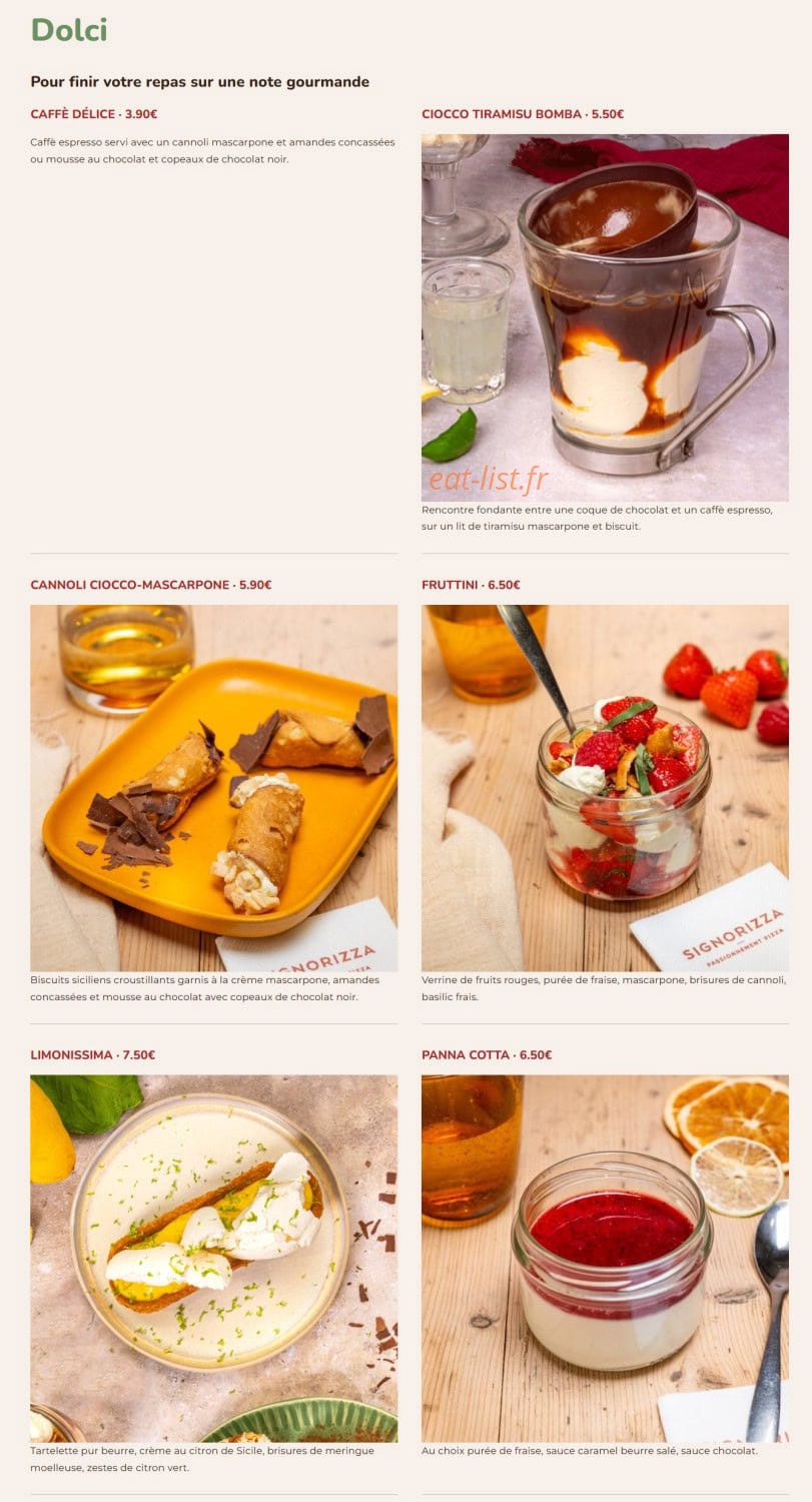 Signorizza — carte page 10