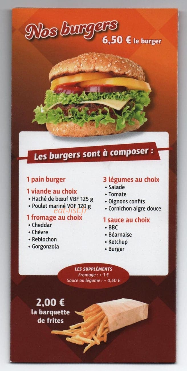 L'Auzance Café — carte page 2