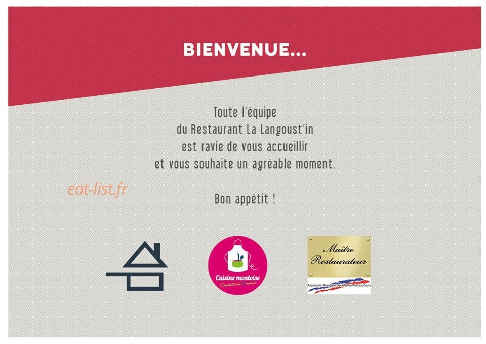 Carte et menu La Langoust'in Saint Jean de Monts
