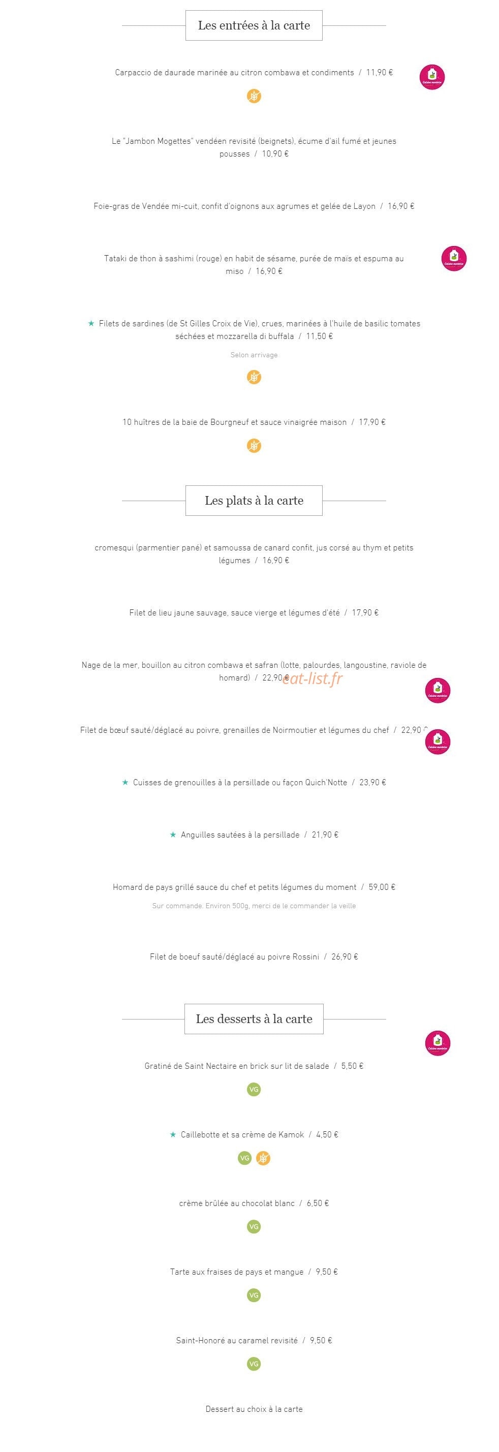 La Quich'notte — carte page 3