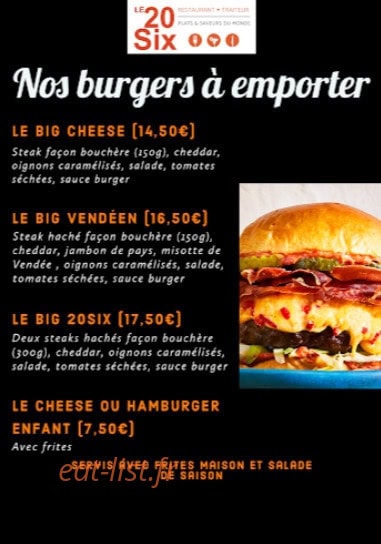 Le 20 Six — carte page 7
