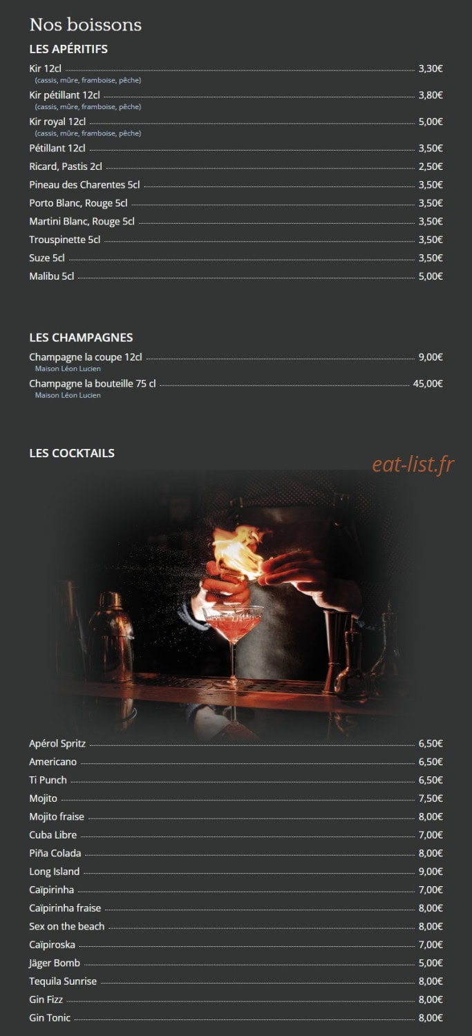 Le Barrio — carte page 8