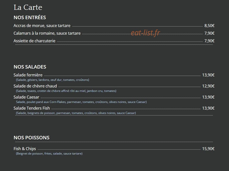 Le Barrio — carte page 2