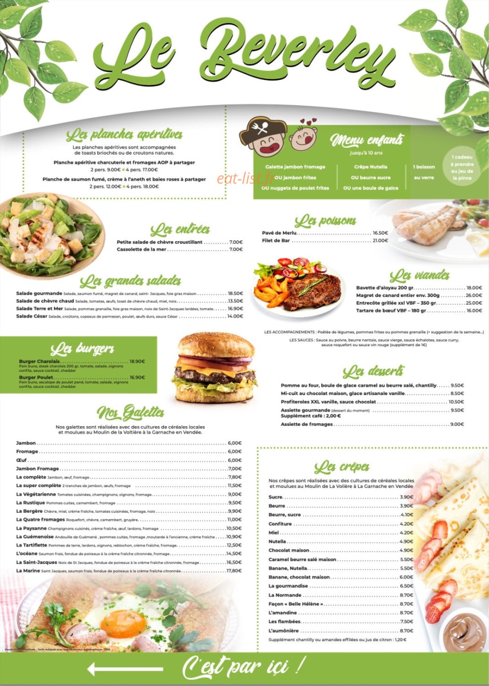 Le Beverley — carte page 1