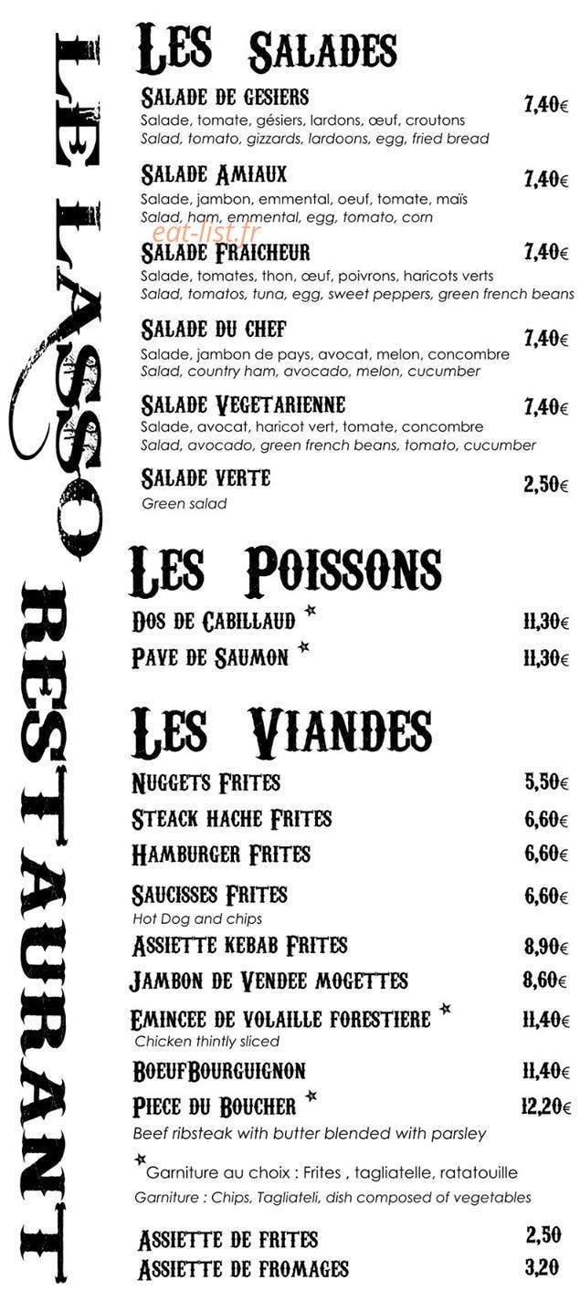 Le Lasso — carte page 1