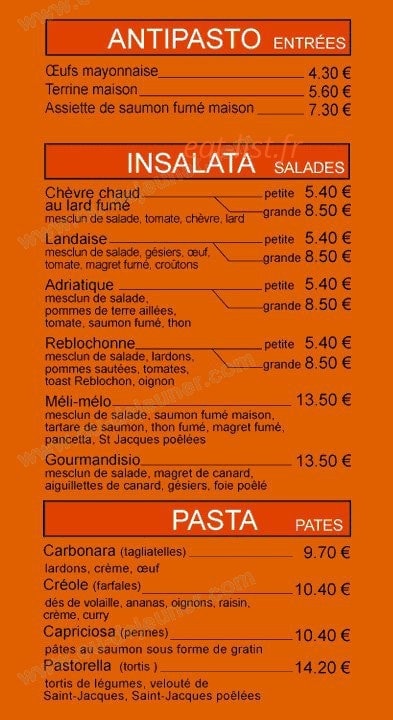 Il Pimento — carte page 1