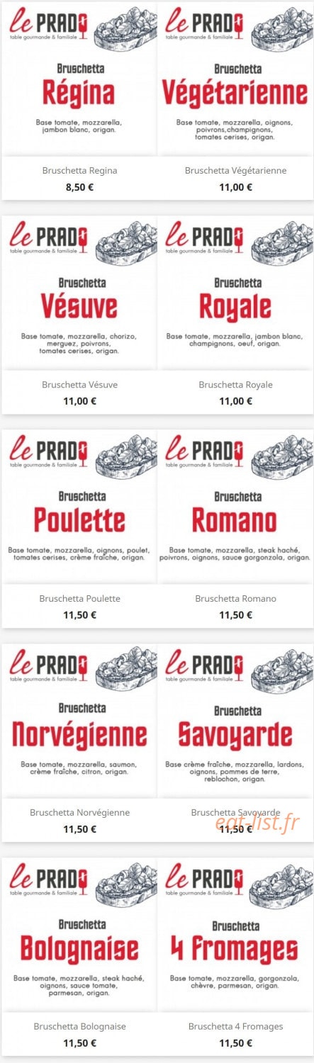 Le Prado — carte page 3