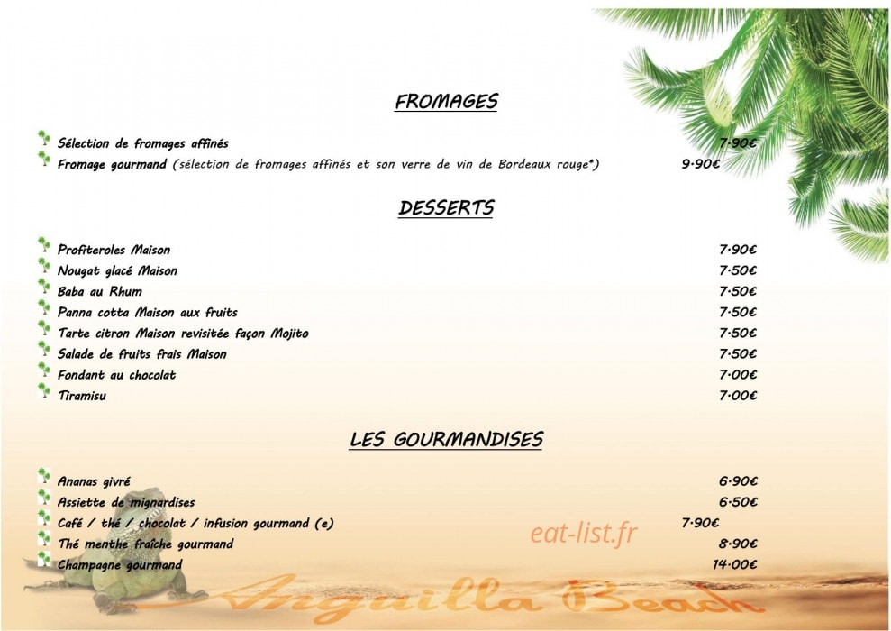 Anguilla Beach — carte page 4
