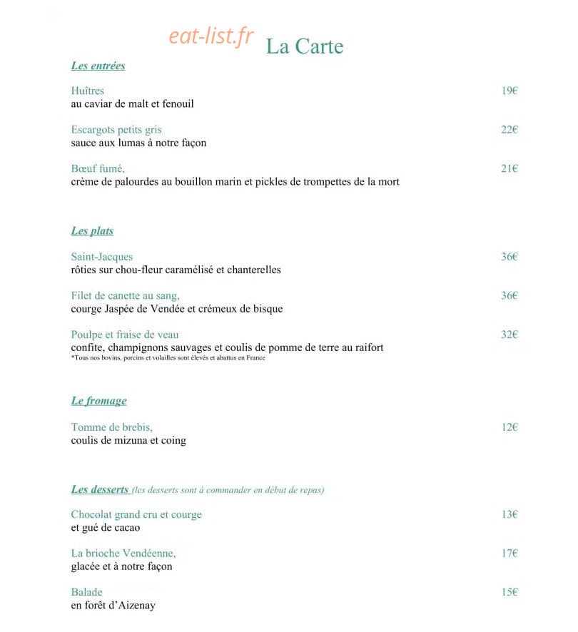 La Sittelle — carte page 1