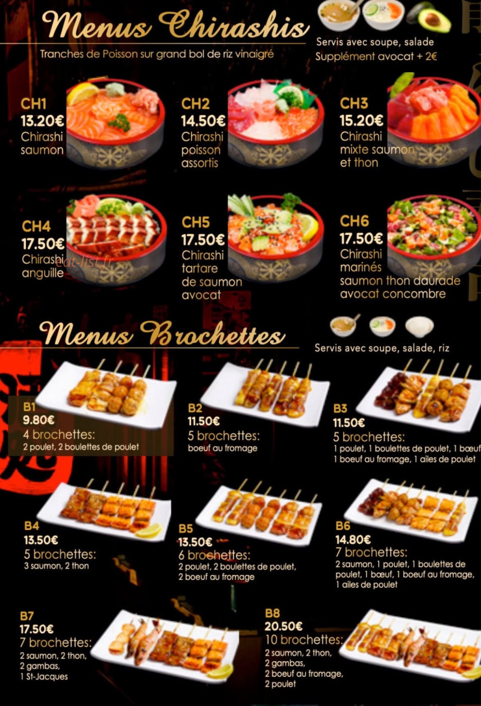 Aki sushi — carte page 7