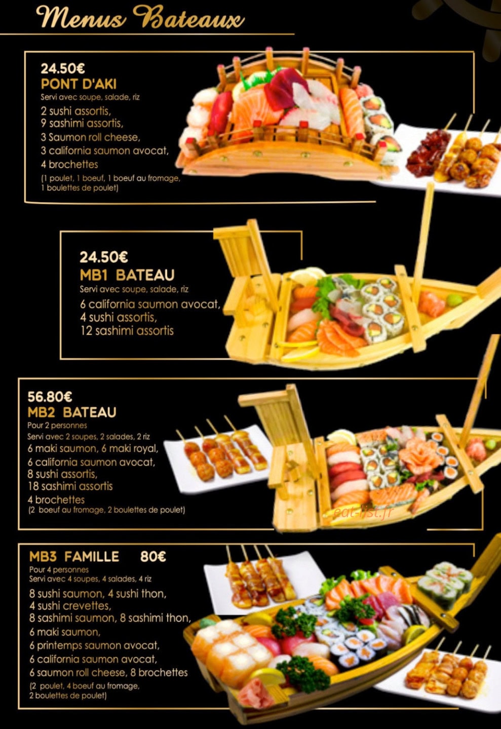 Aki sushi — carte page 11