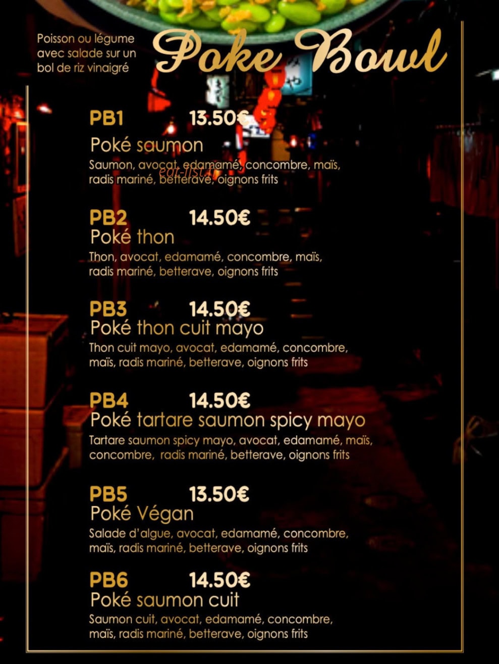 Aki sushi — carte page 6