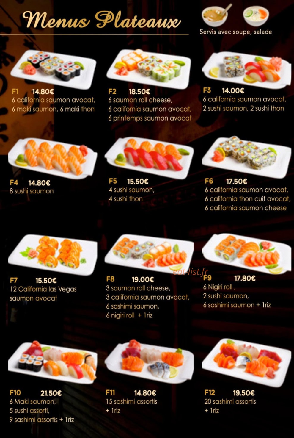 Aki sushi — carte page 9