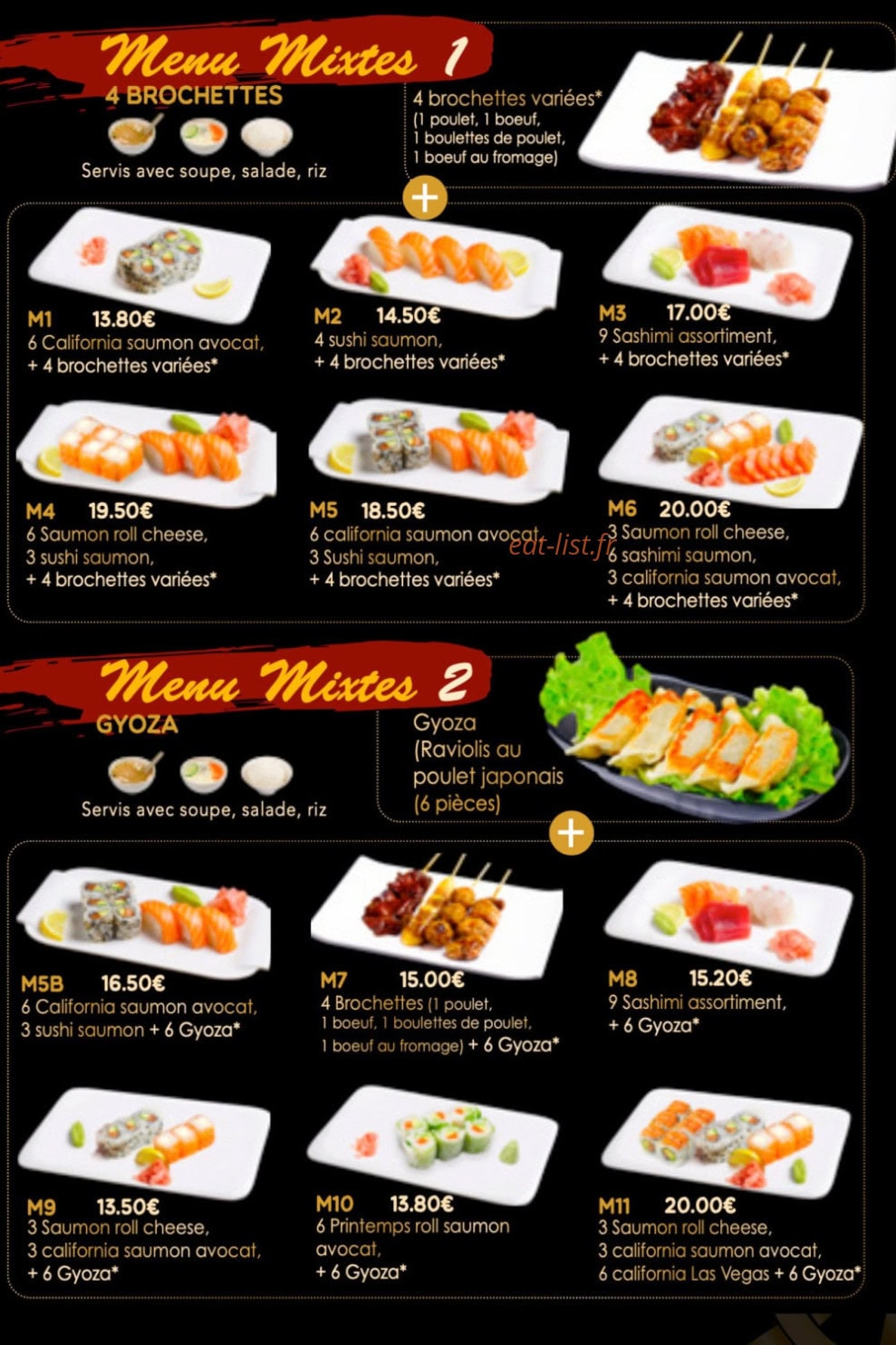 Aki sushi — carte page 10