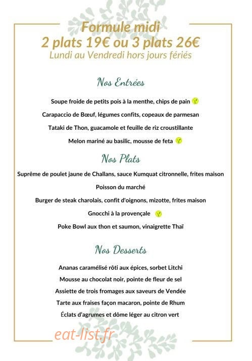 La Glycine — carte page 1