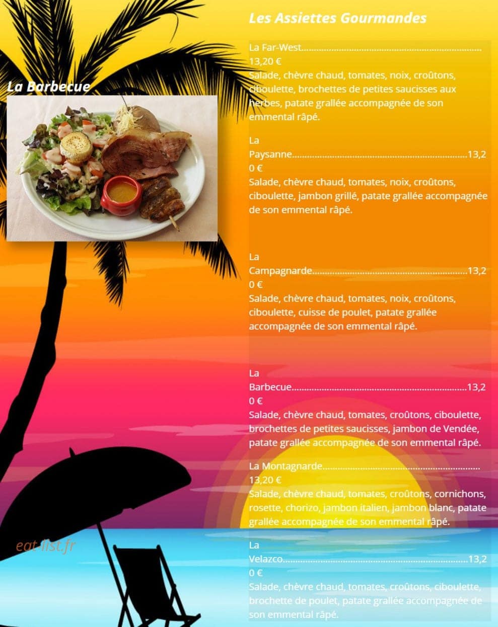 La Paillote — carte page 2