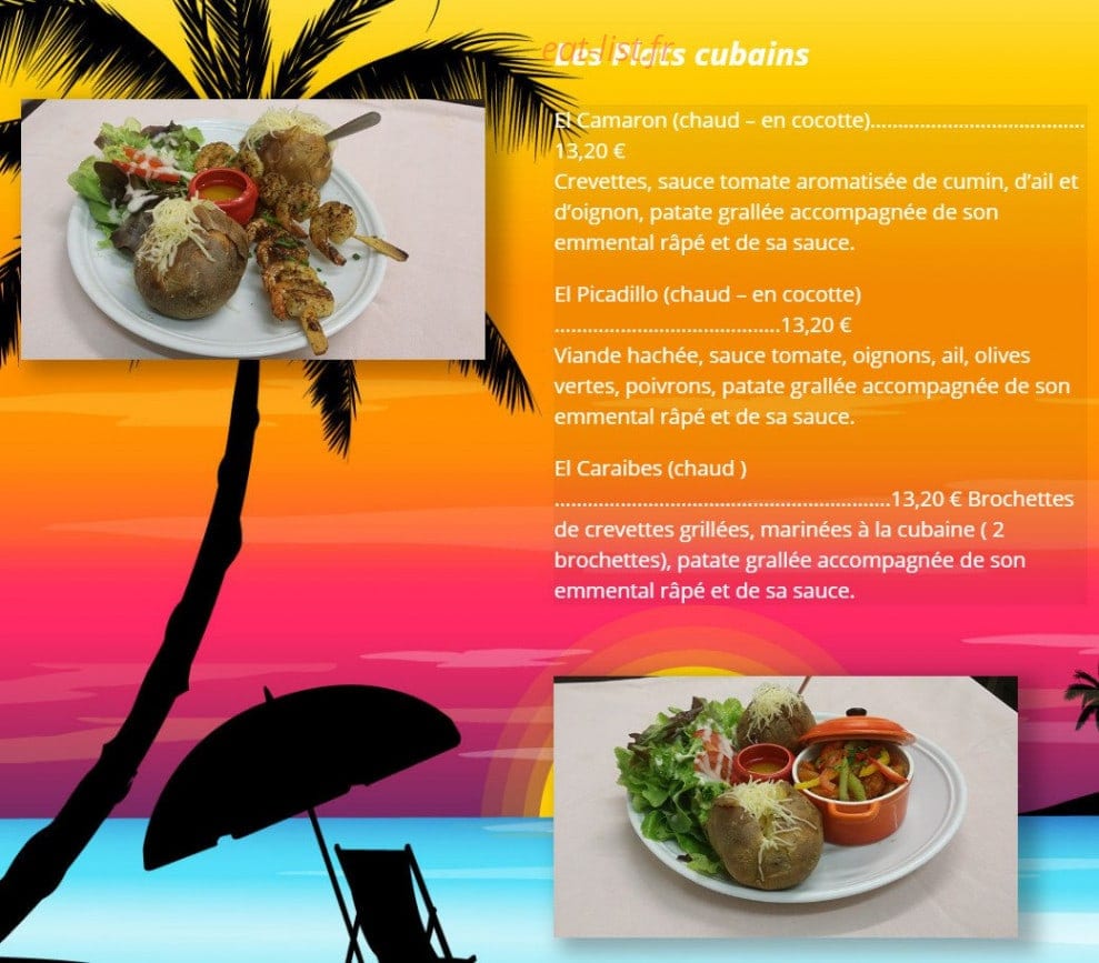 La Paillote — carte page 3