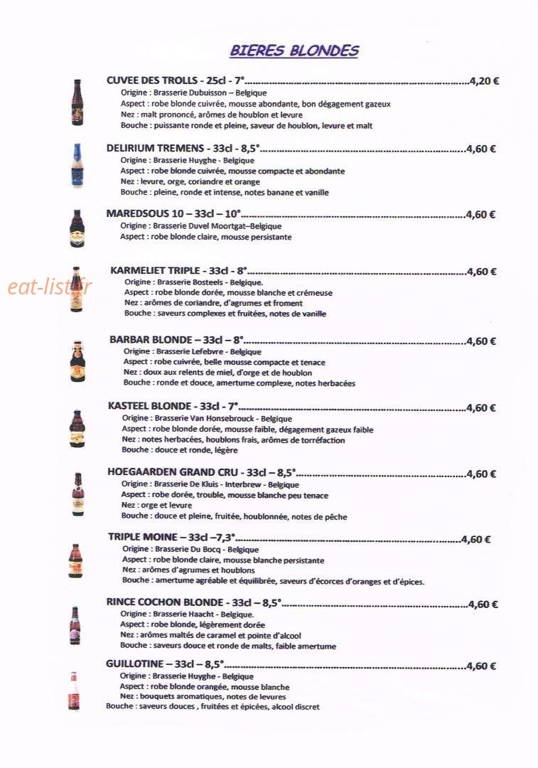 Le Cap'tain — carte page 9