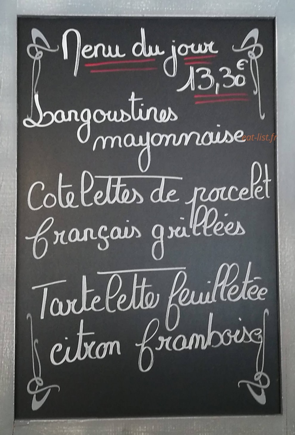 Le Pinky — carte page 1