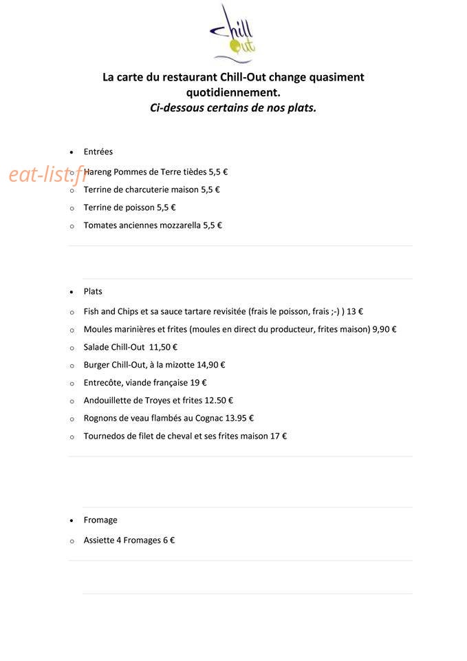 Chill-Out — carte page 1