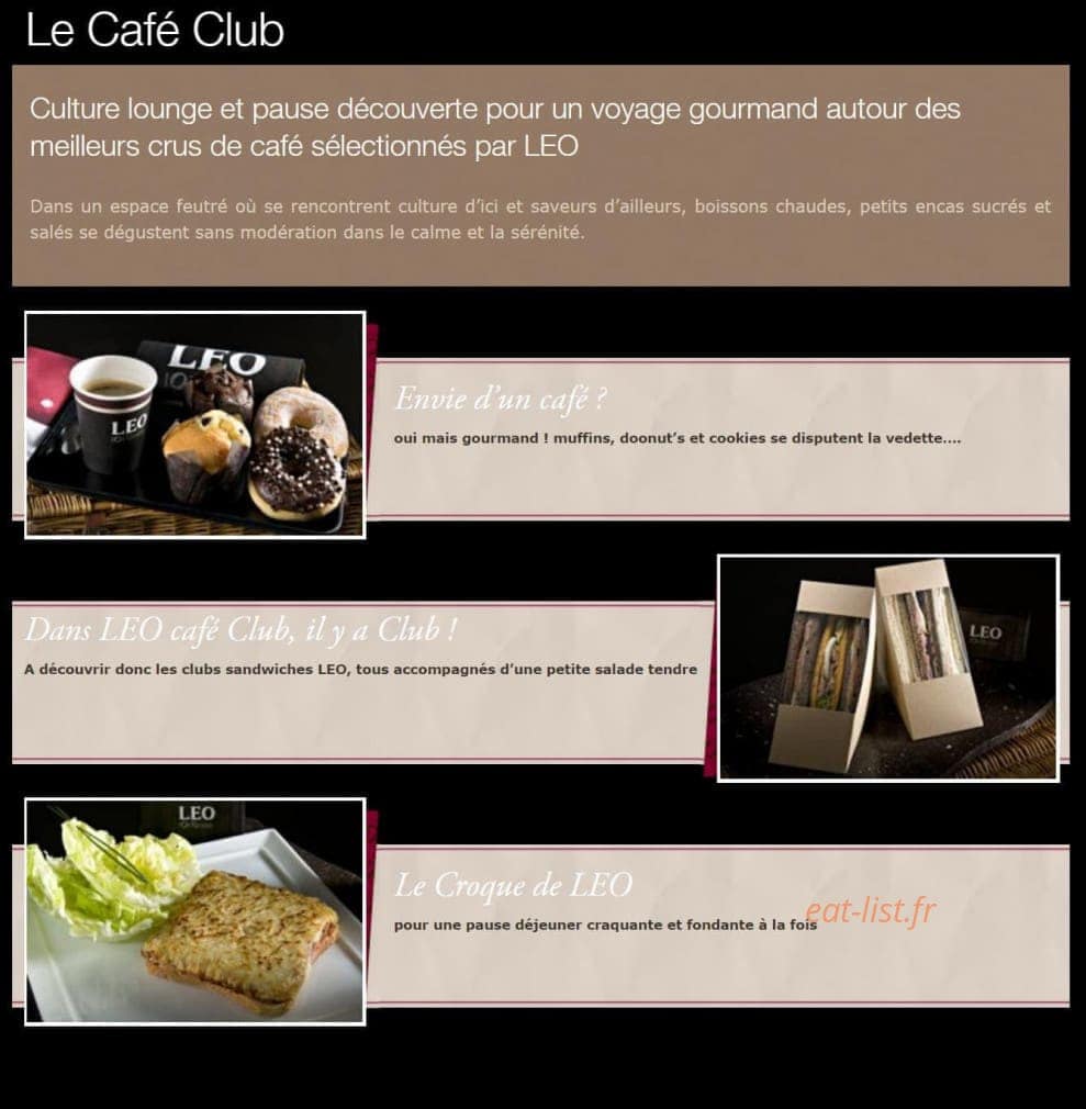 Leo Resto — carte page 6