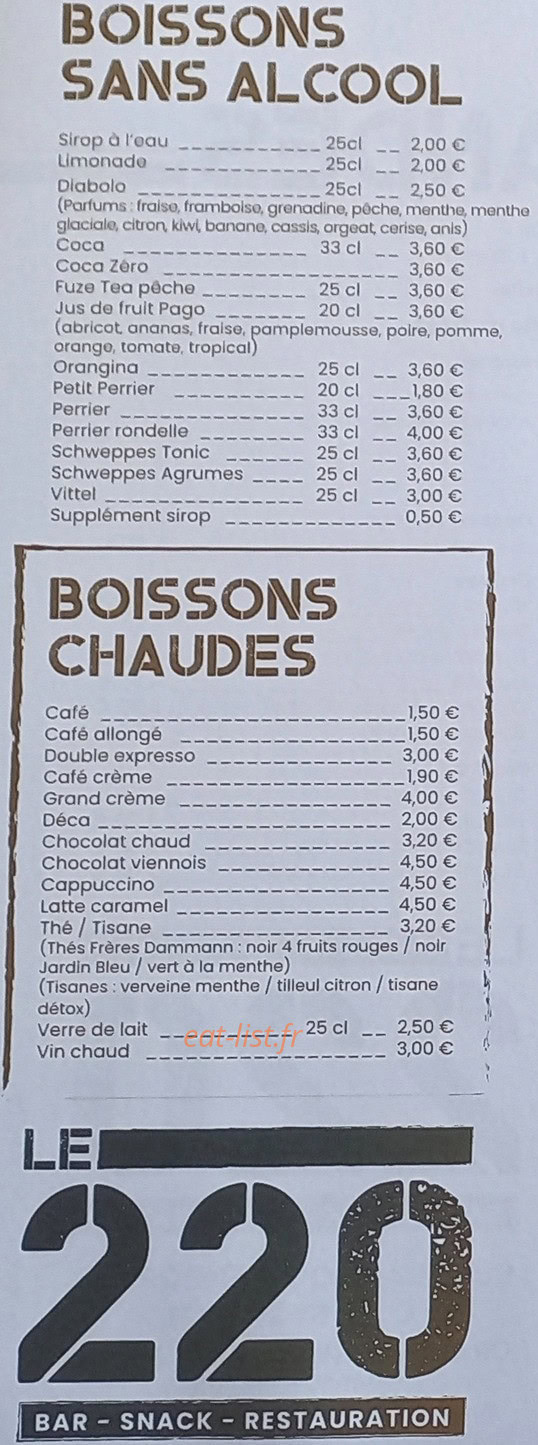 Le 220 — carte page 4