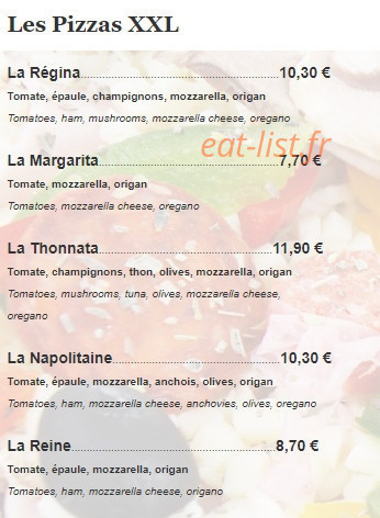 Le Moulin des Gourmands — carte page 1