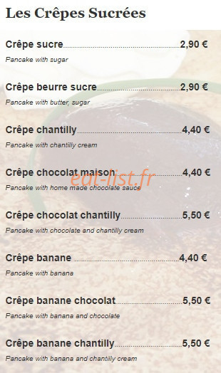 Le Moulin des Gourmands — carte page 24