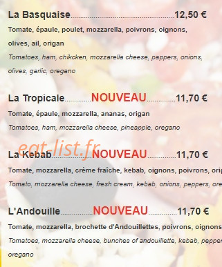 Le Moulin des Gourmands — carte page 6