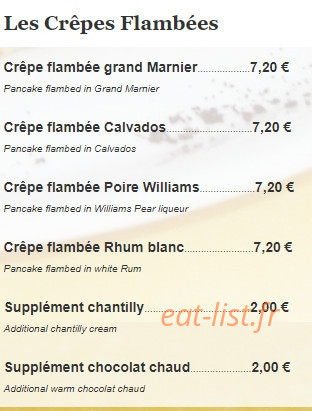 Le Moulin des Gourmands — carte page 27