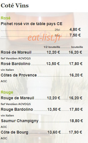 Le Moulin des Gourmands — carte page 29
