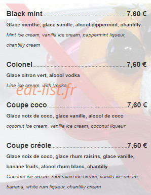 Le Moulin des Gourmands — carte page 22