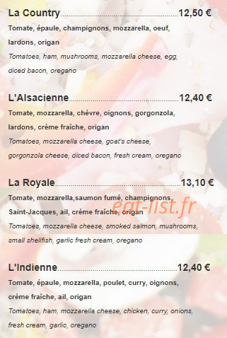 Le Moulin des Gourmands — carte page 5
