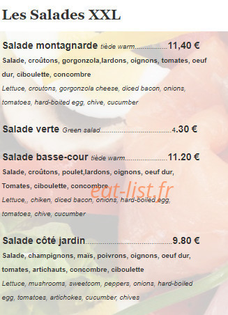 Le Moulin des Gourmands — carte page 7