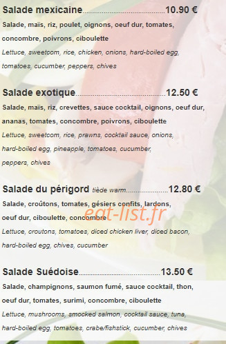 Le Moulin des Gourmands — carte page 8