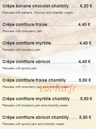 Le Moulin des Gourmands — carte page 25