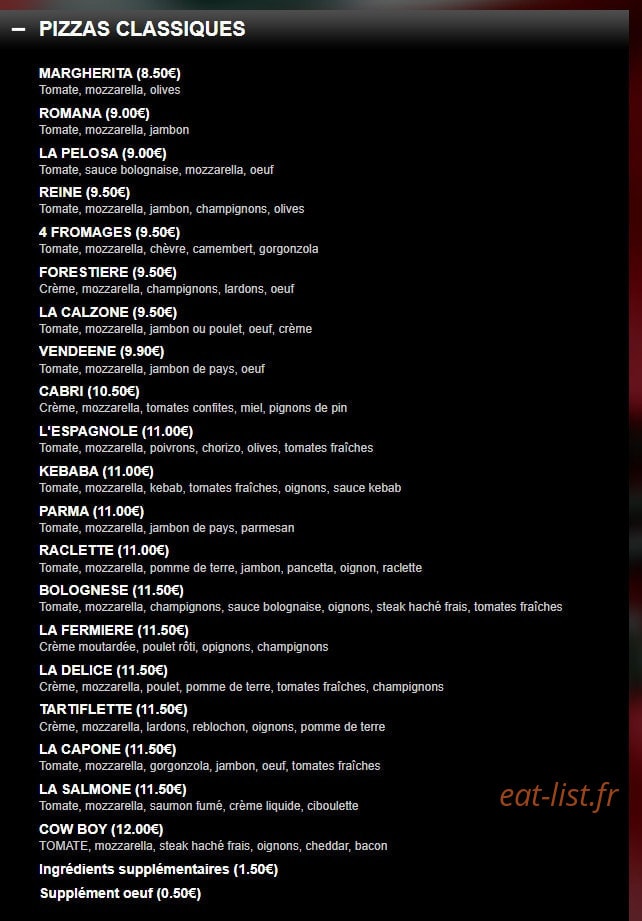 La Pelosa — carte page 1