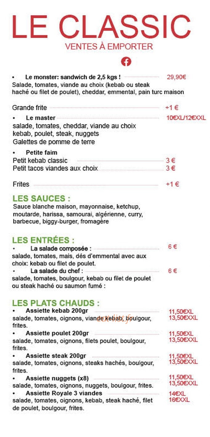 Le Classic — carte page 2